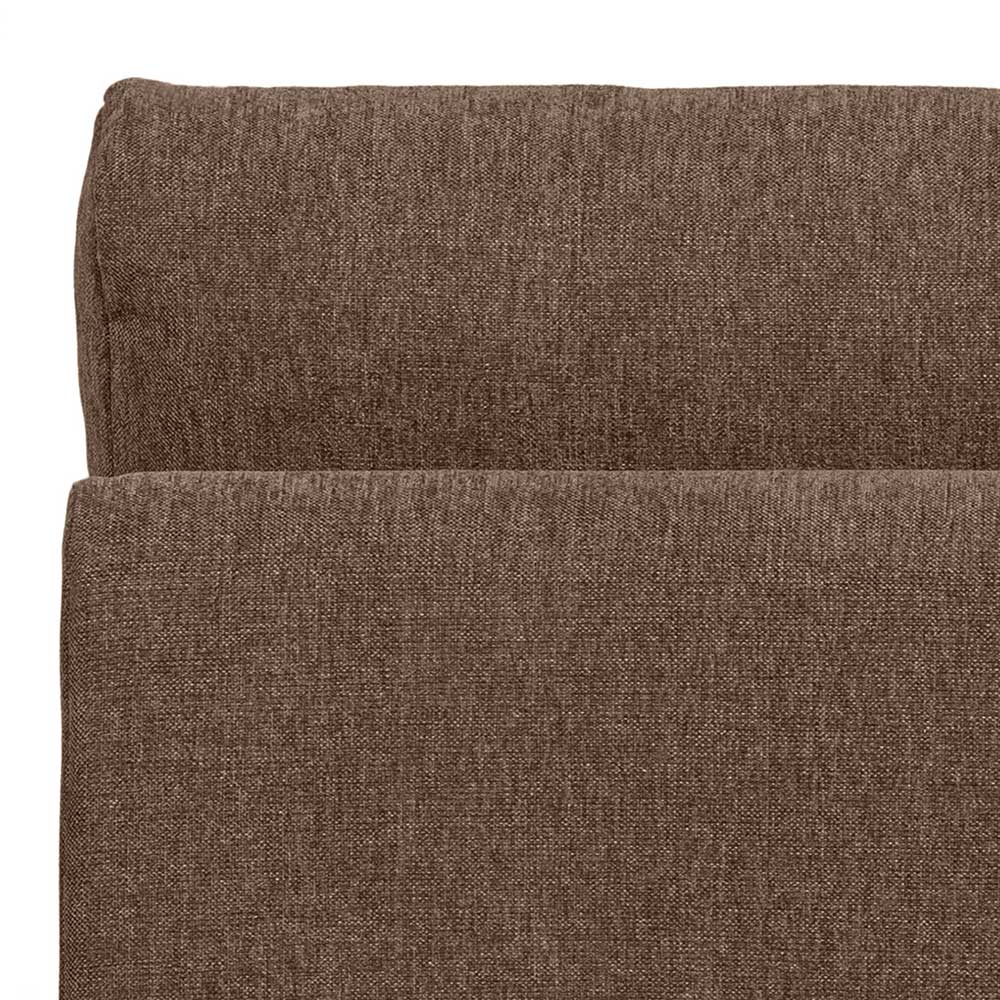 Einsitzer Couchmodul in Braun - Ravonia