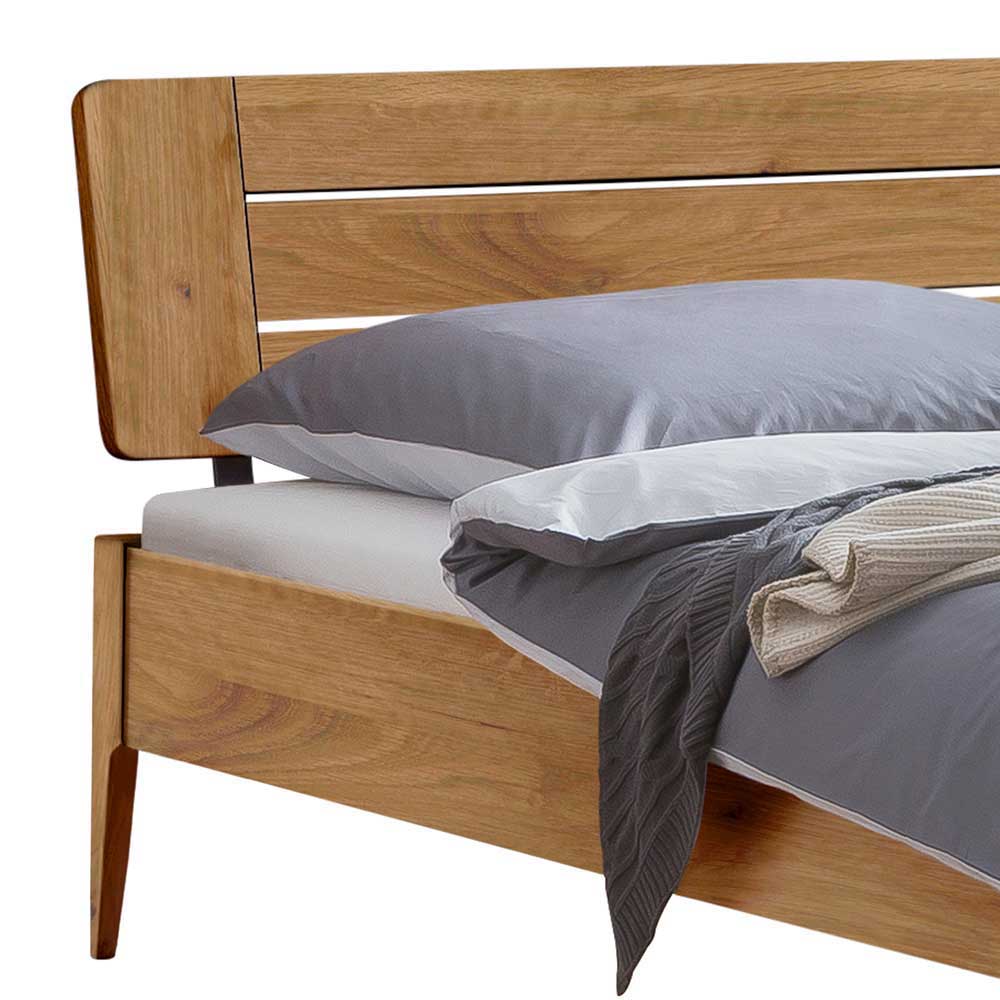 Elegantes Holzbett aus Wildeiche - Mirado