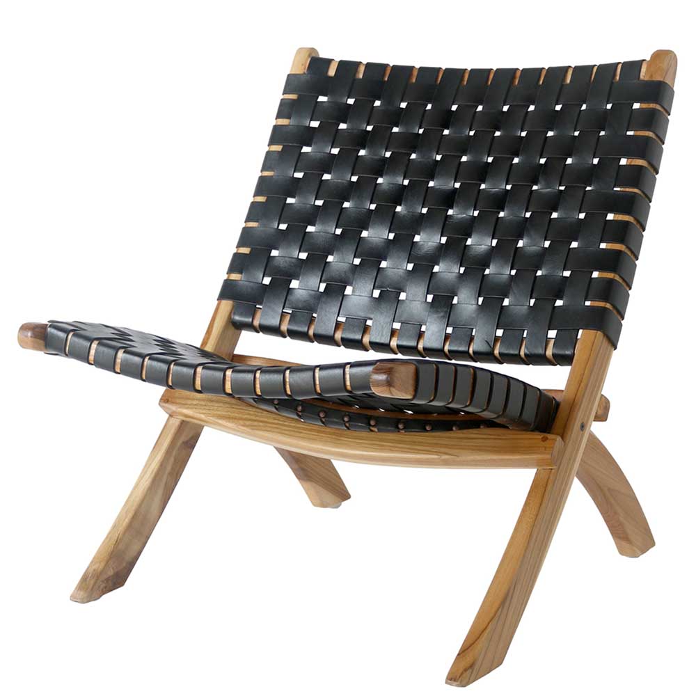 Moderner Lounge Klappstuhl aus Echtleder - Kuito