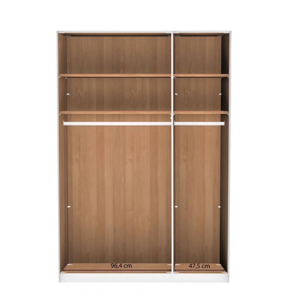 3-türiger Schrank teilmassiv - Vutonia