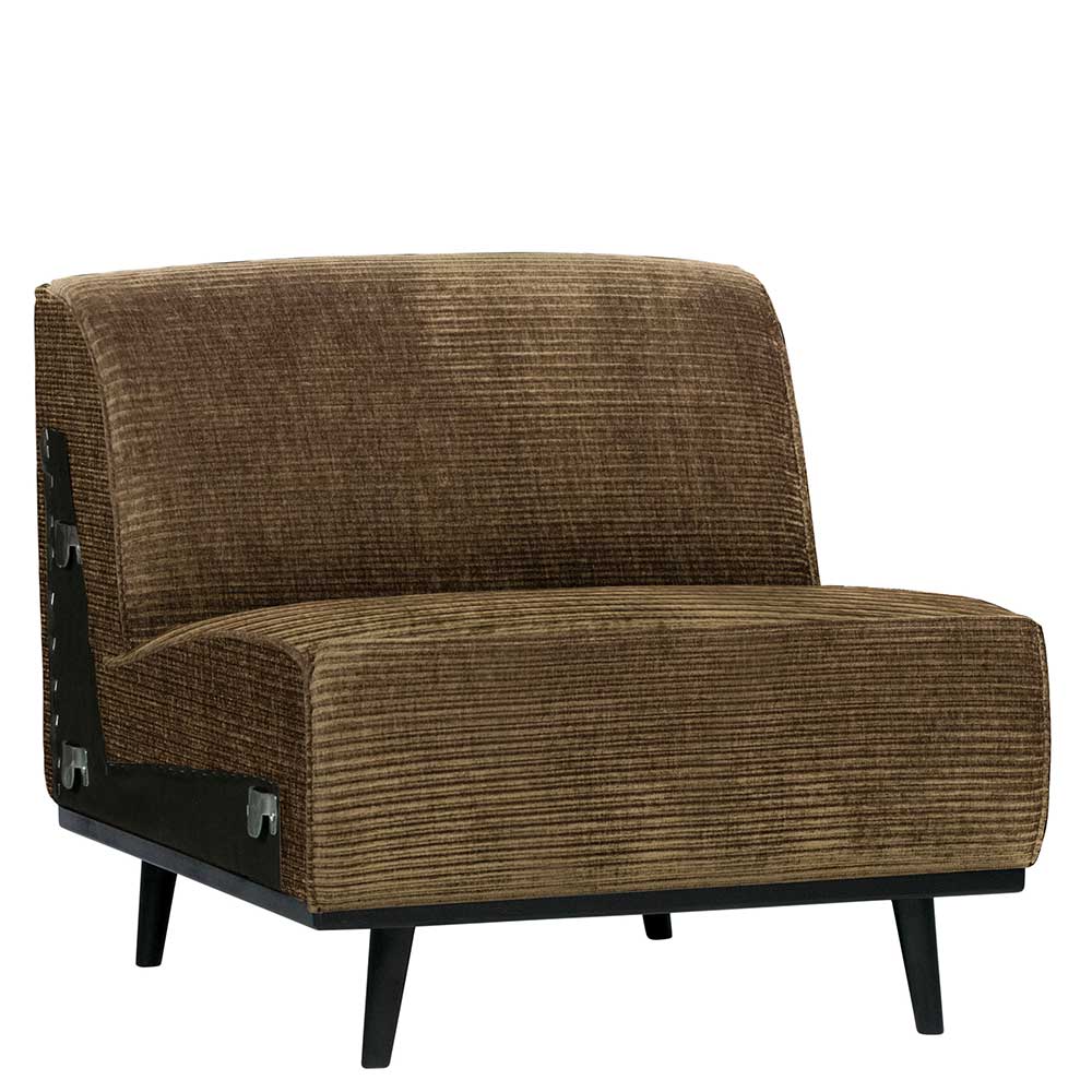 Modulsofa Polsterelement in Hellbraun - Whites