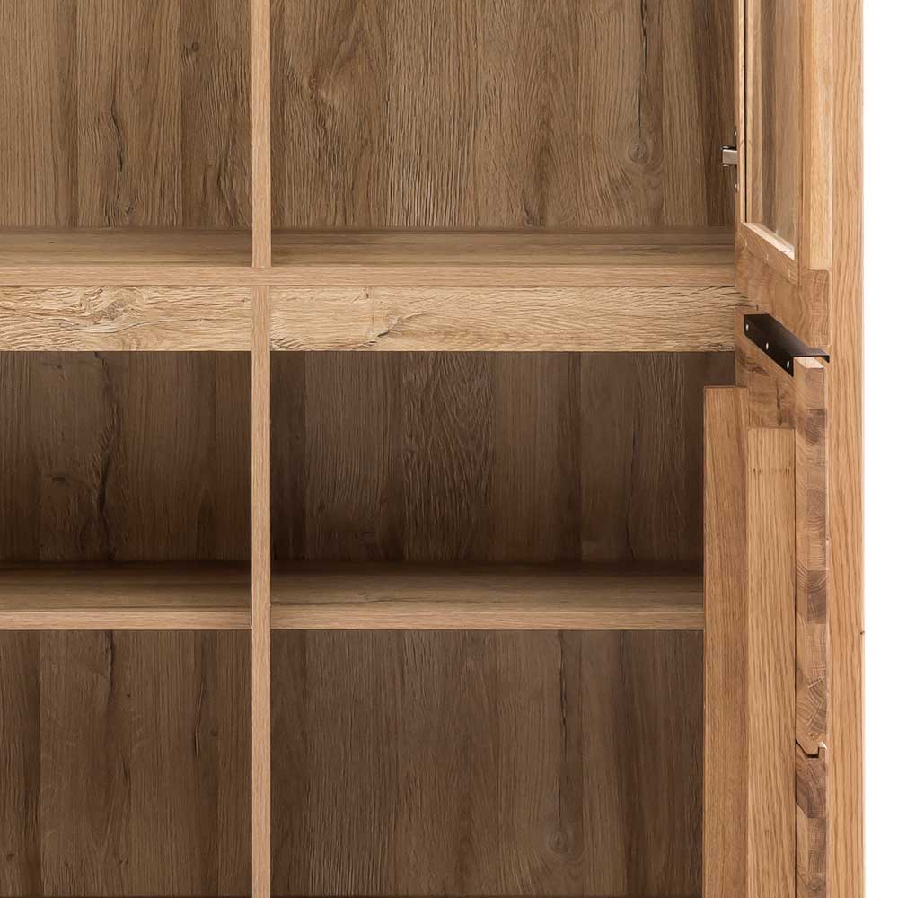 108x199,5x40 Vitrinenschrank 4-türig - Nelenia