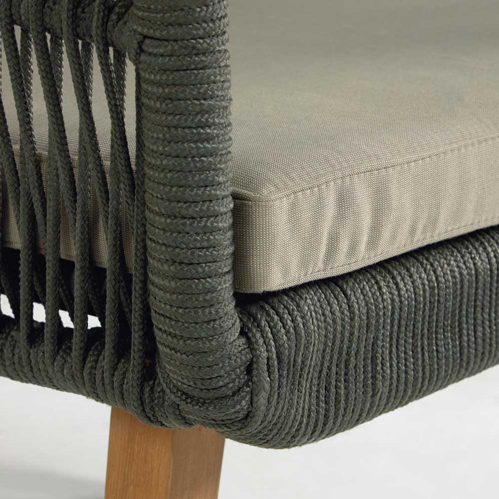 Sofa & Sessel aus Kordel-Geflecht - Lagoas (dreiteilig)