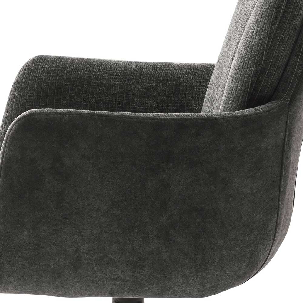 Drehbarer Esszimmerstuhl mit Federkern - Todora (2er Set)