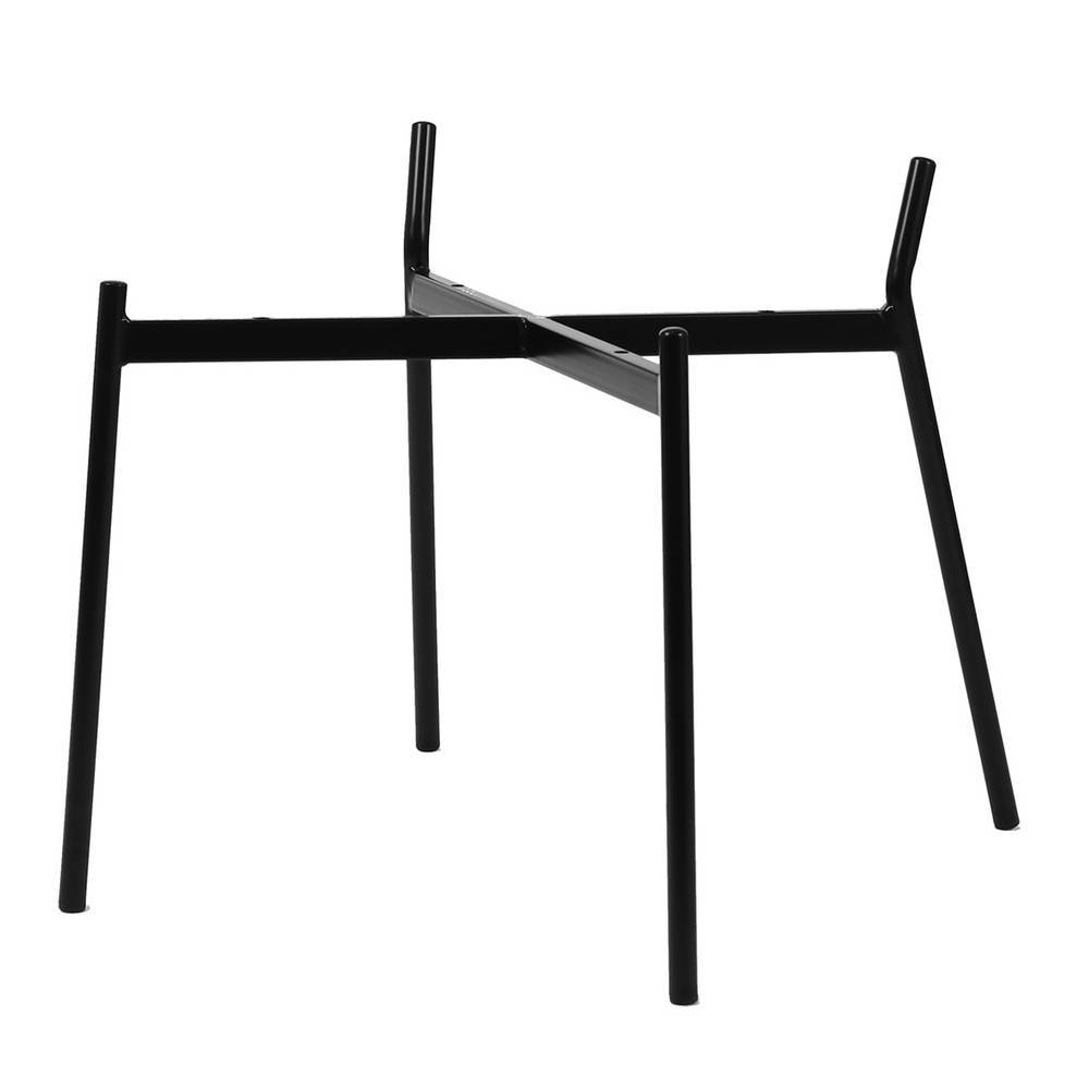 Armlehnenstuhl in Weiß und Mattschwarz - Pontedra (2er Set)