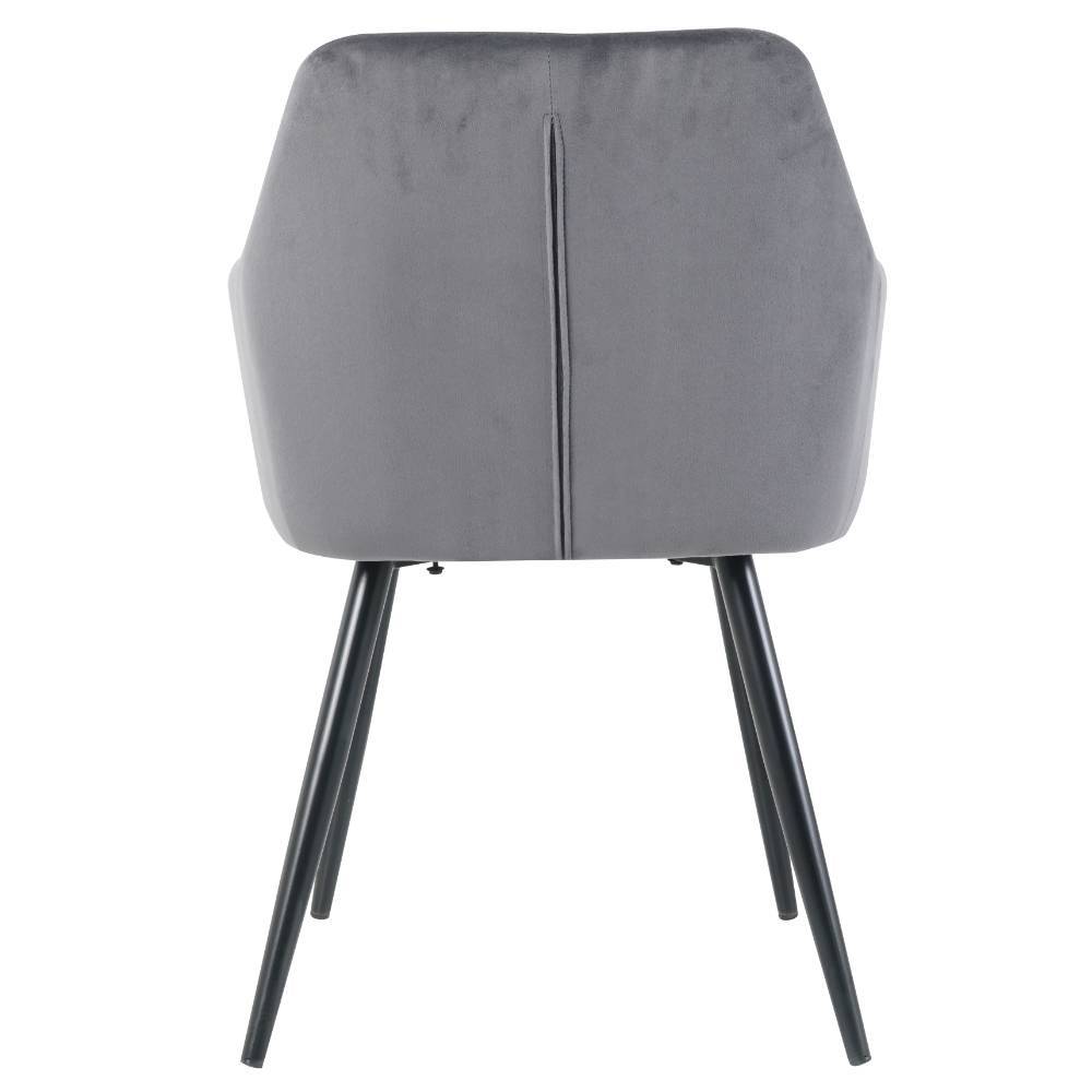 Esszimmer Tischsessel in Grau - Laxela (2er Set)