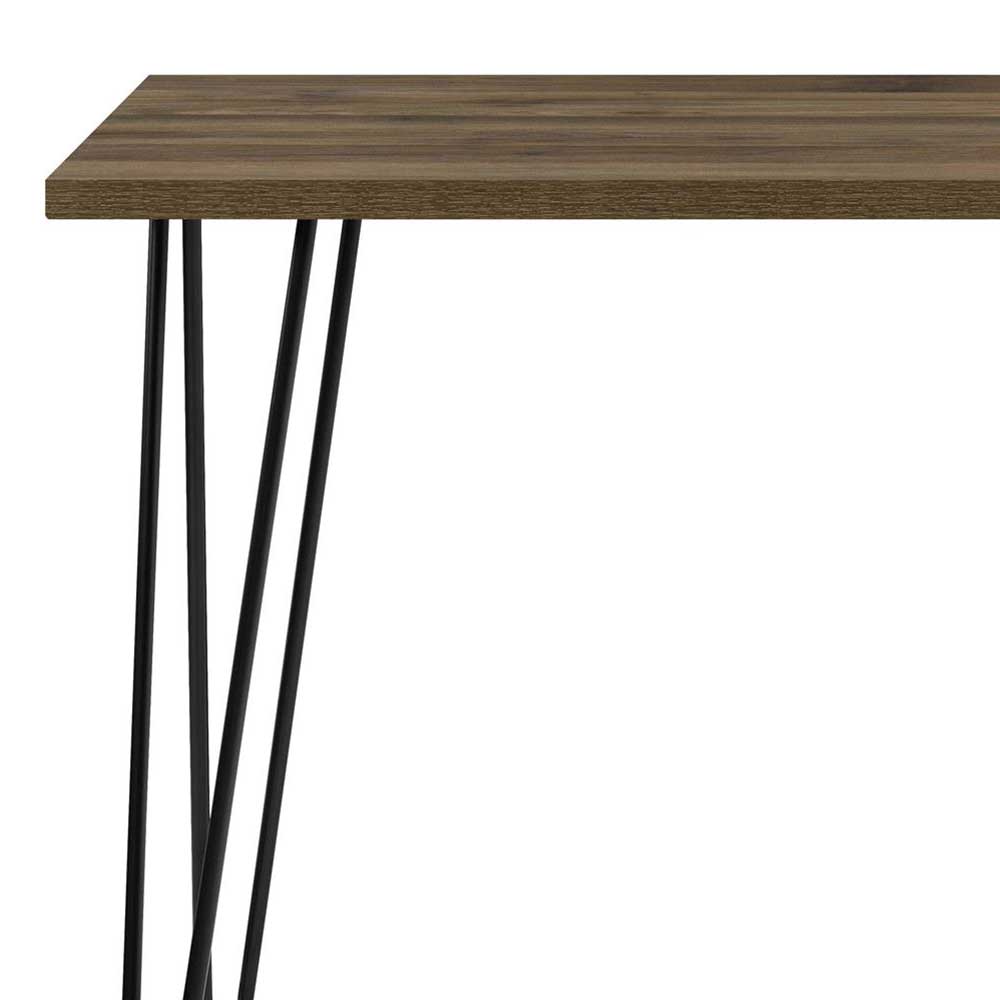 Retro-Schreibtisch mit Hairpin Legs - Akrana