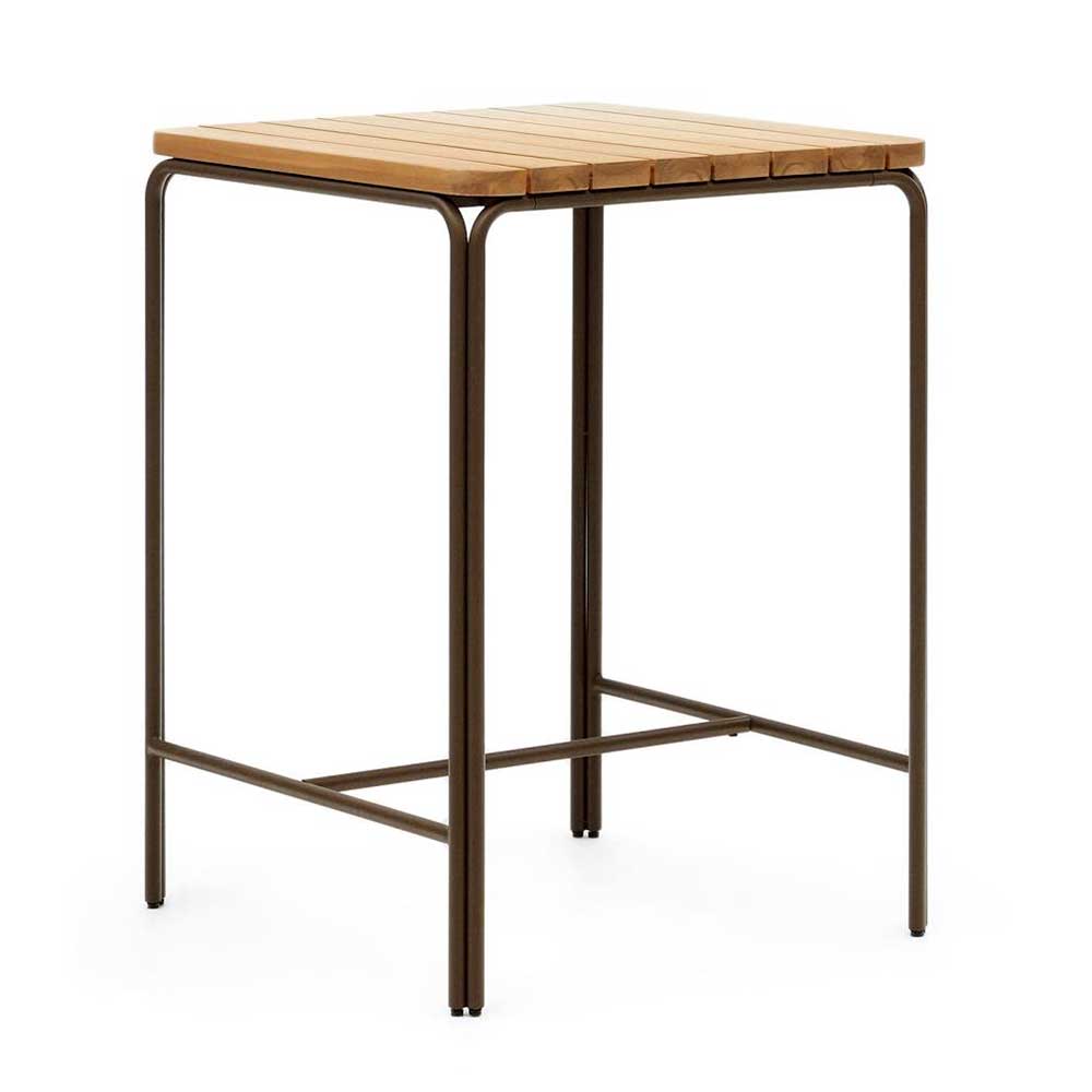 Outdoor Stehtisch aus braunem Metall - Ragusca