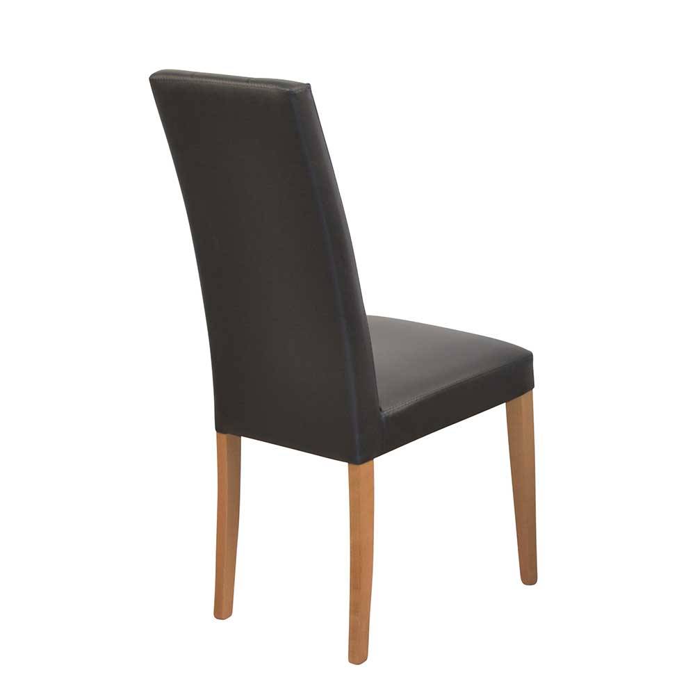 Esszimmerstuhl mit Knopfheftungen - Lyone (2er Set)