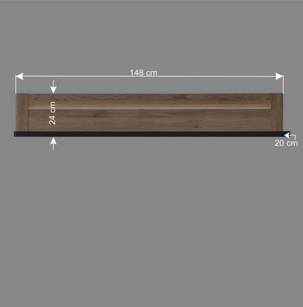 TV Anbauwand Möbel Set - Zorro (dreiteilig)
