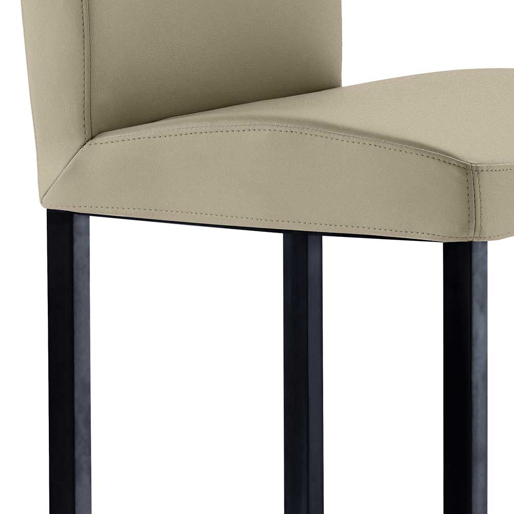 Küchenhocker mit Rückenlehne - 65 cm Sitzhöhe - Vrona