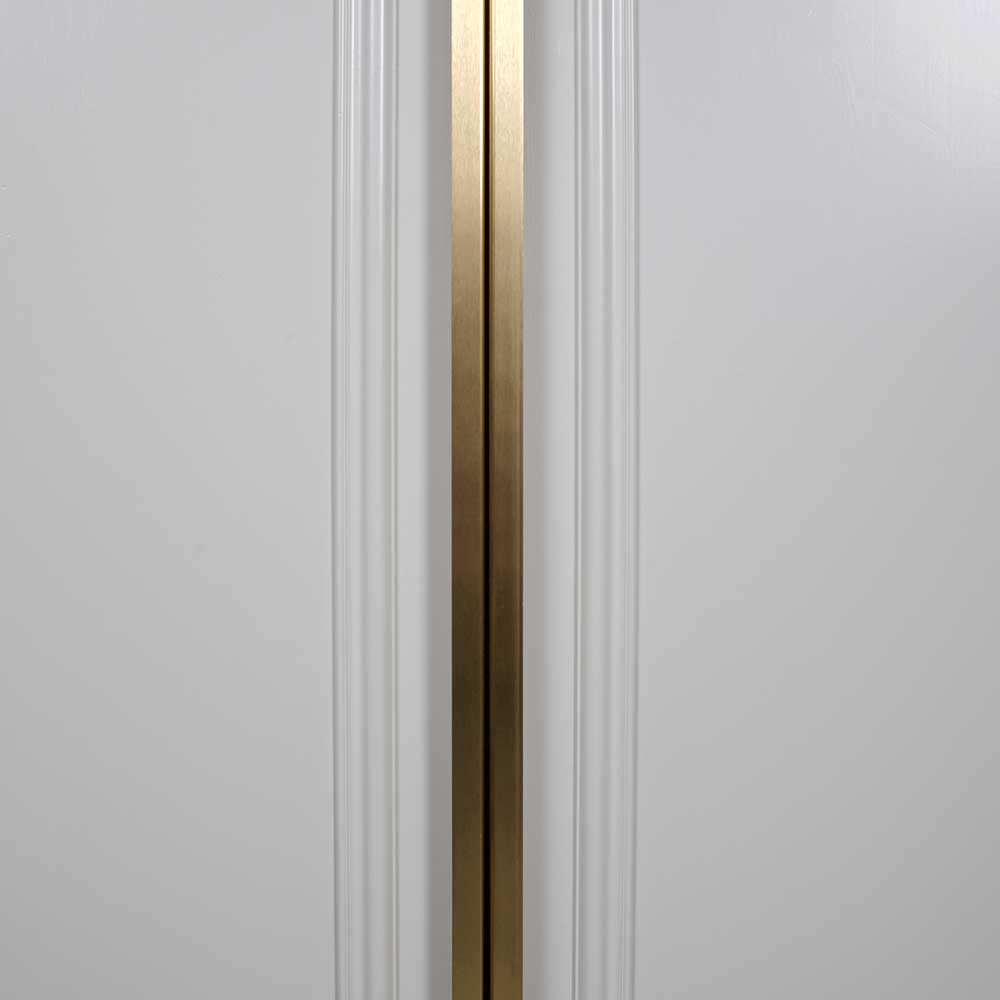 110x215x62 Kleiderschrank in Hellgrau - Emra