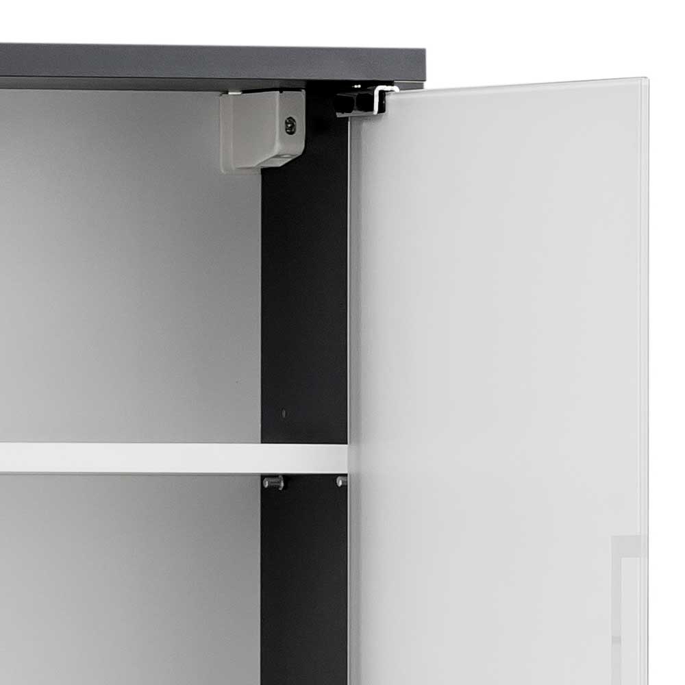 Medizinschrank mit Doppeltür aus Glas - Lucilla