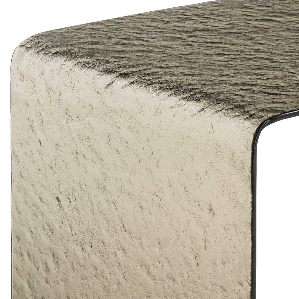 Beistelltisch in Bronze Strukturglas - Mystik