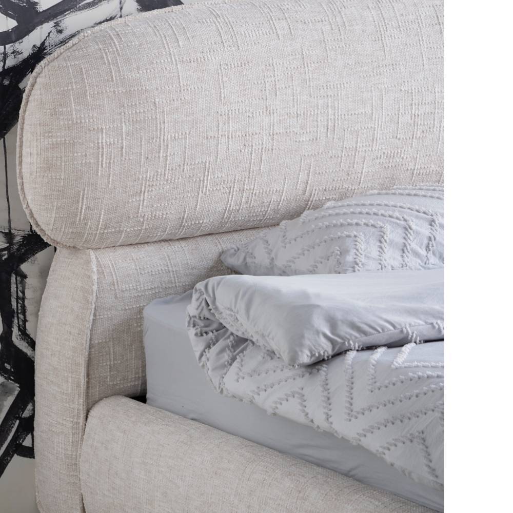 Polsterbett Komplettbett mit Taschenfederkernmatratze H3 - Flyma