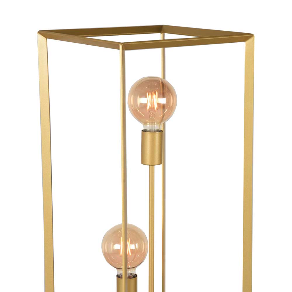 3-flammige Stehleuchte in Gold - Gannices