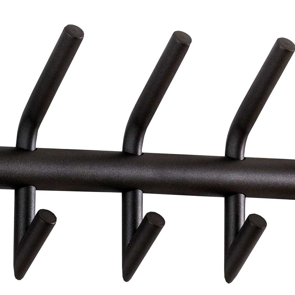 Garderobe Hakenleiste aus Metall Rundrohr - Quoterra