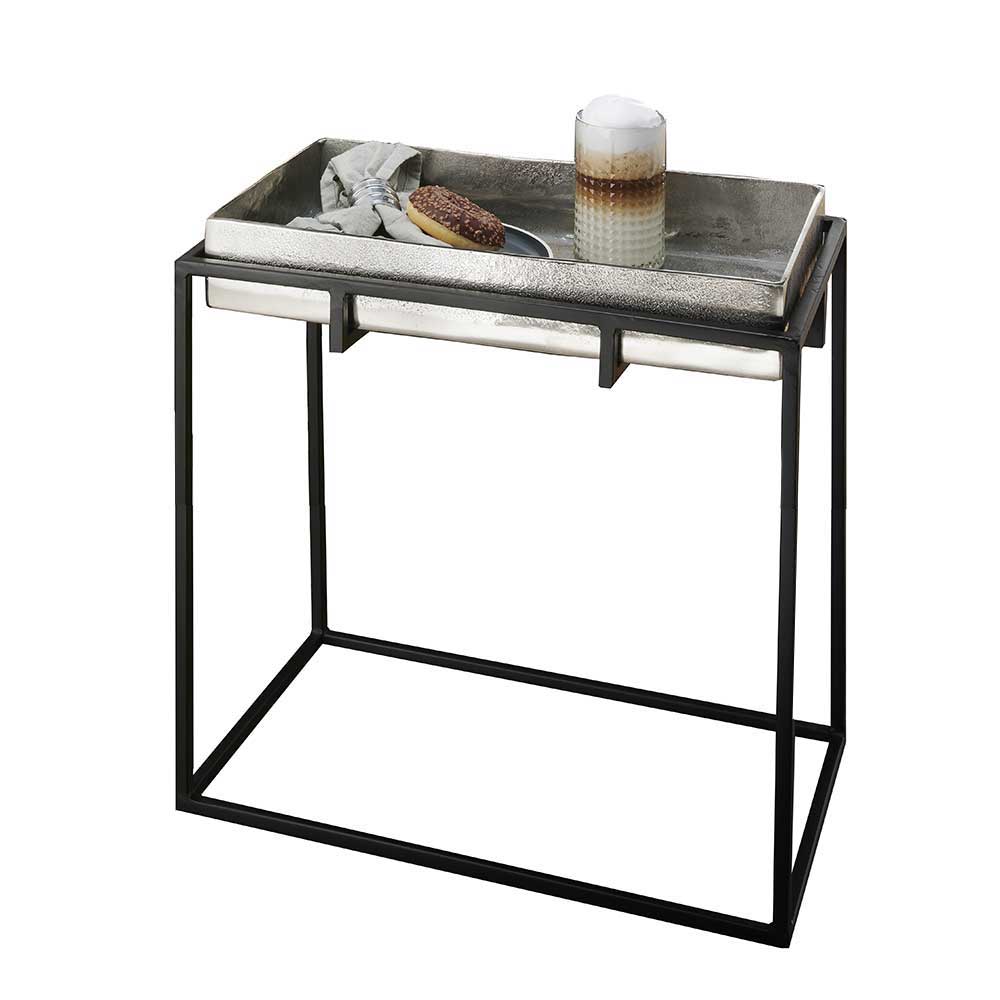 57x59x32 Beistelltisch mit hohem Rand - Bargas