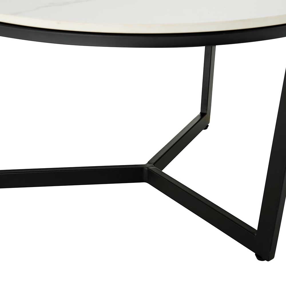 Wohnzimmer Zweisatztisch aus Keramik - Agacina (zweiteilig)