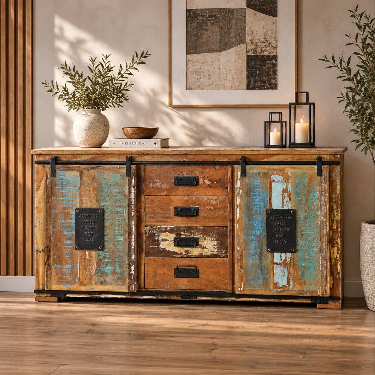 Wohnzimmer Sideboard Vayamos in Braun Bunt