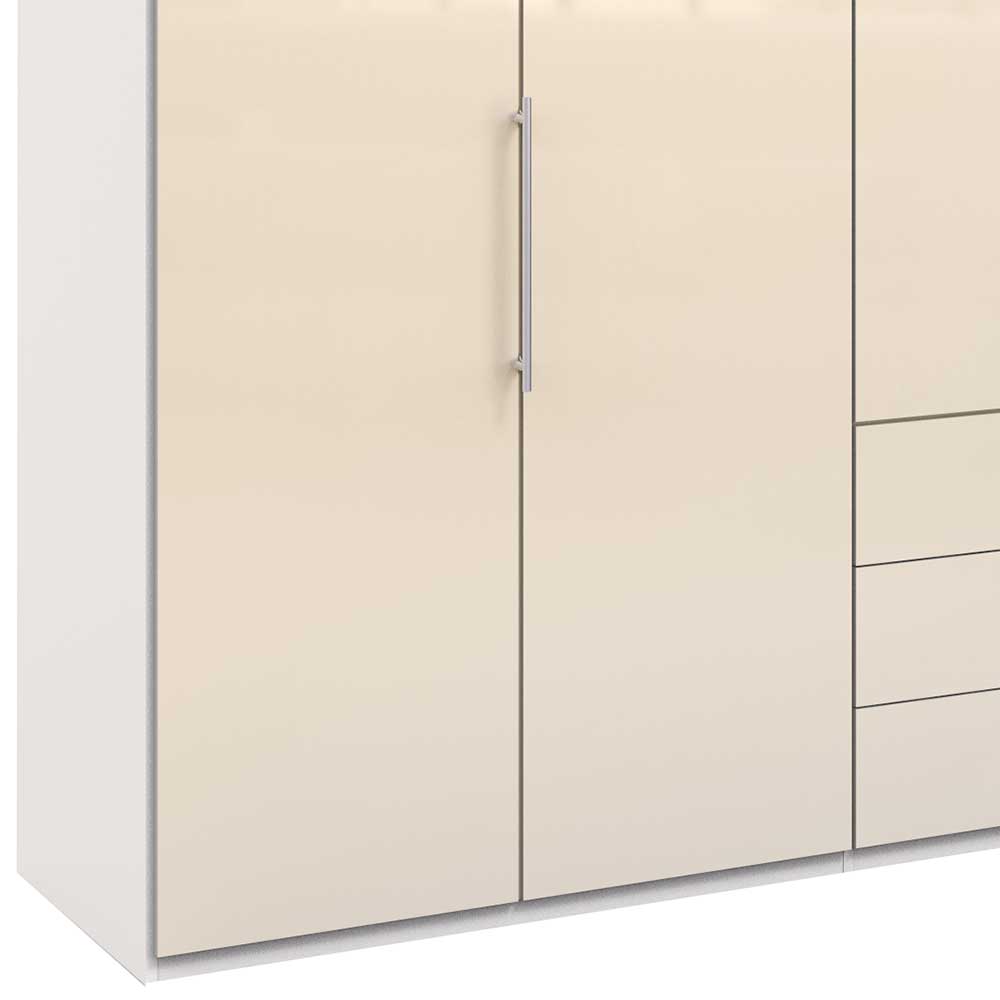 Schlafzimmerschrank mit Gleittüren in Creme - Zidarie