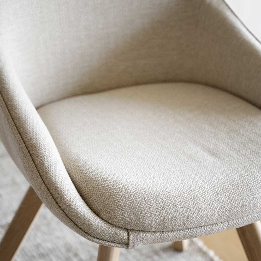 Esstisch Drehstuhl in Creme - Tokatos (2er Set)