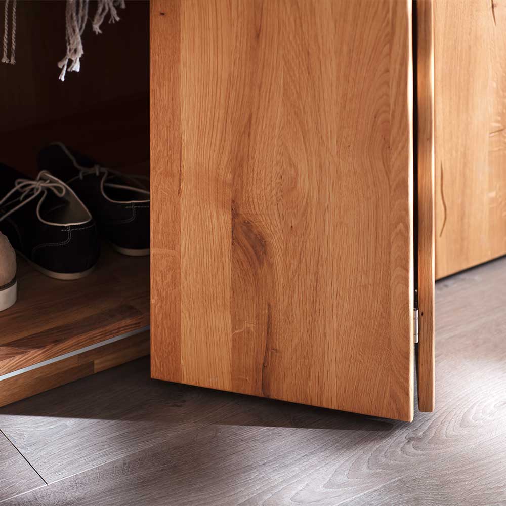 2-türiger Falttüren-Kleiderschrank massiv - Zaisan