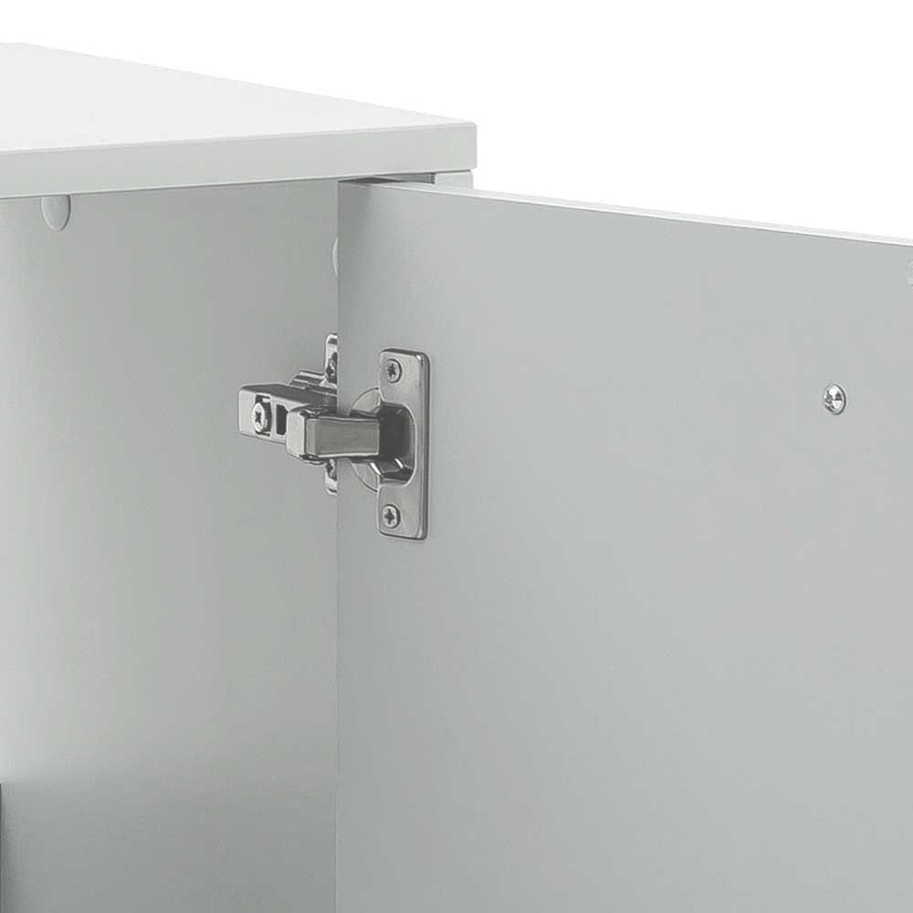 57x61x30 Waschbeckenschrank in Weiß & Gold - Nuszaleva
