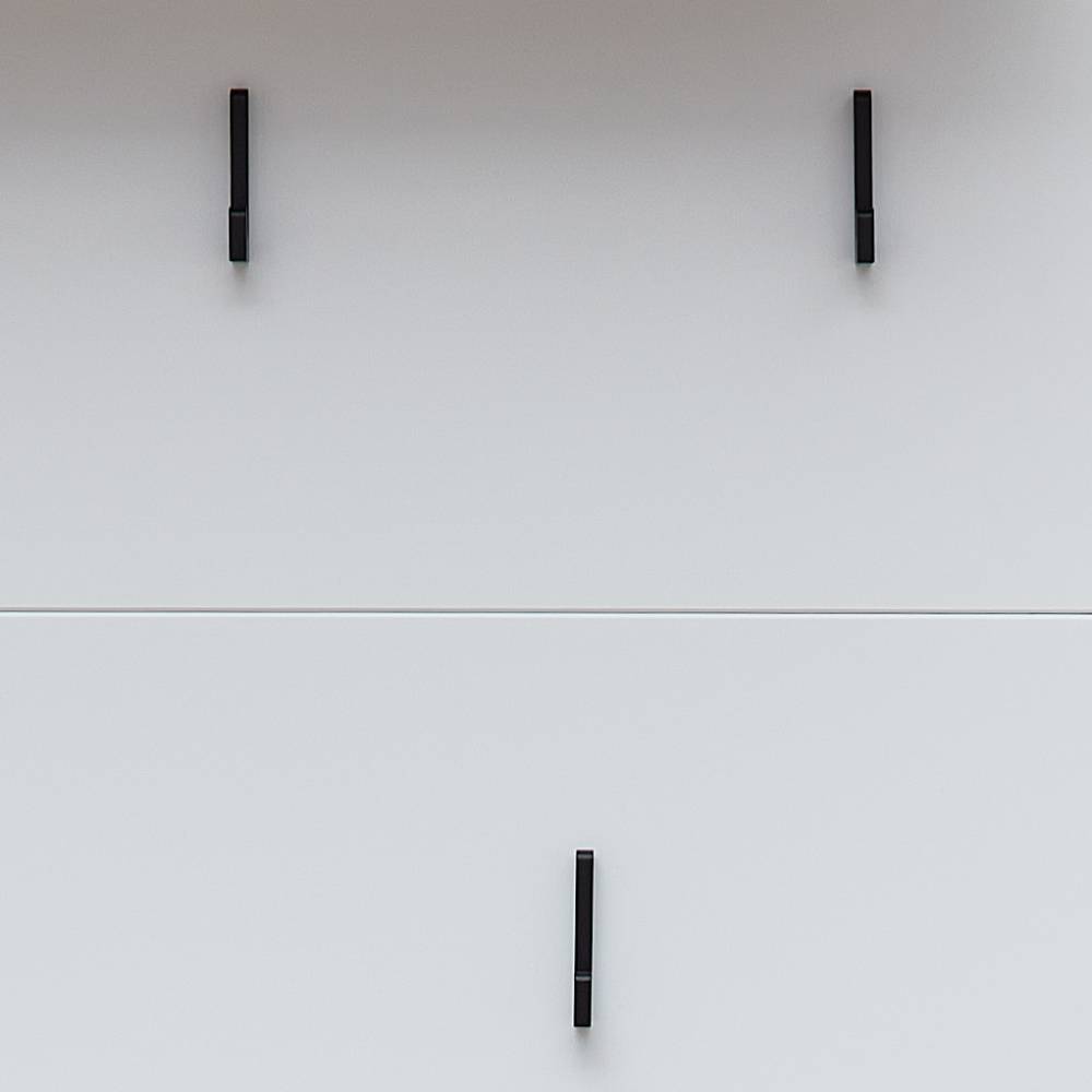 Hängegarderobe in Weiß - Niam