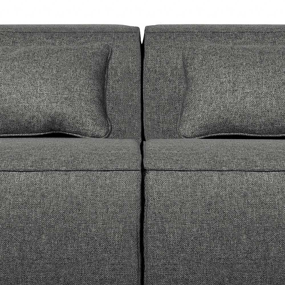 3,5 Sitzer Stoffcouch in Grau - Belves