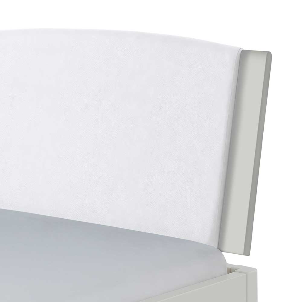 140x200 Bettgestell in Weiß aus MDF - Cortona