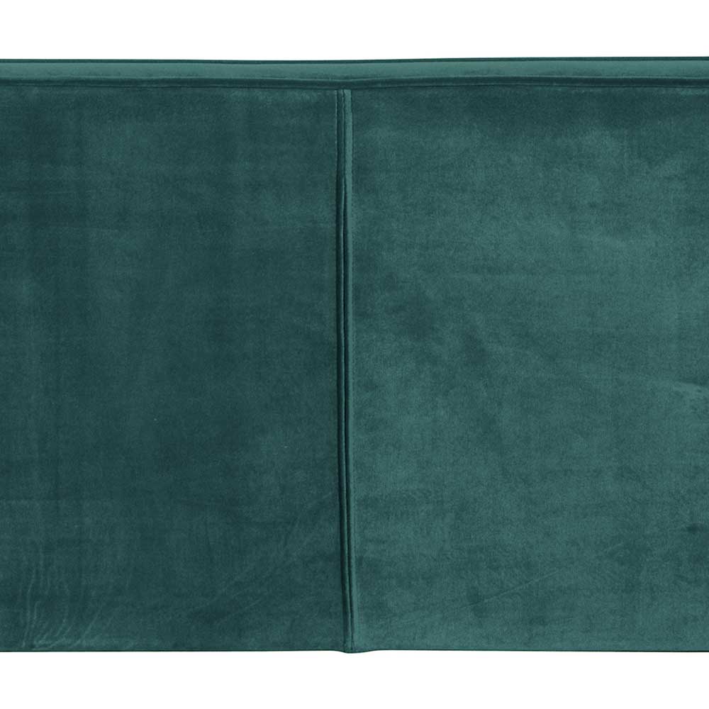 Wohnzimmer Viersitzer Couch in Petrol Blau - Matze