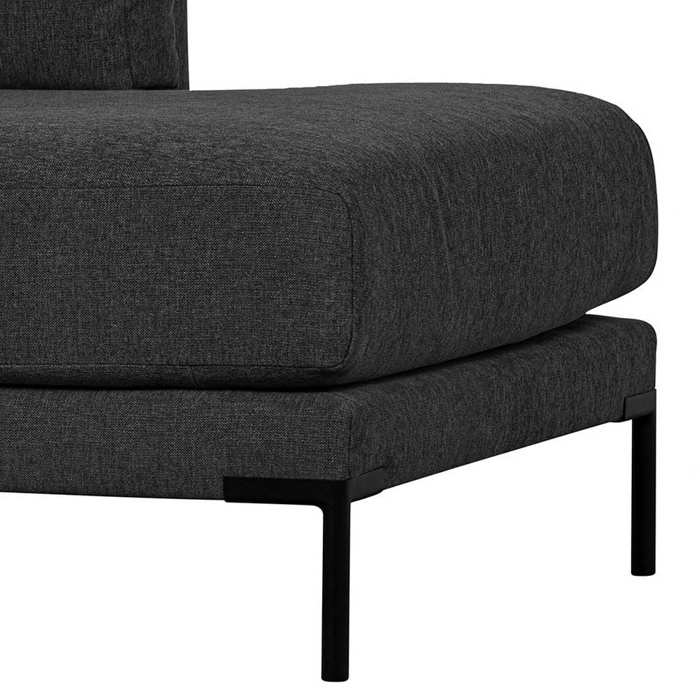Dunkelgraues Lounge Element links - Marietta