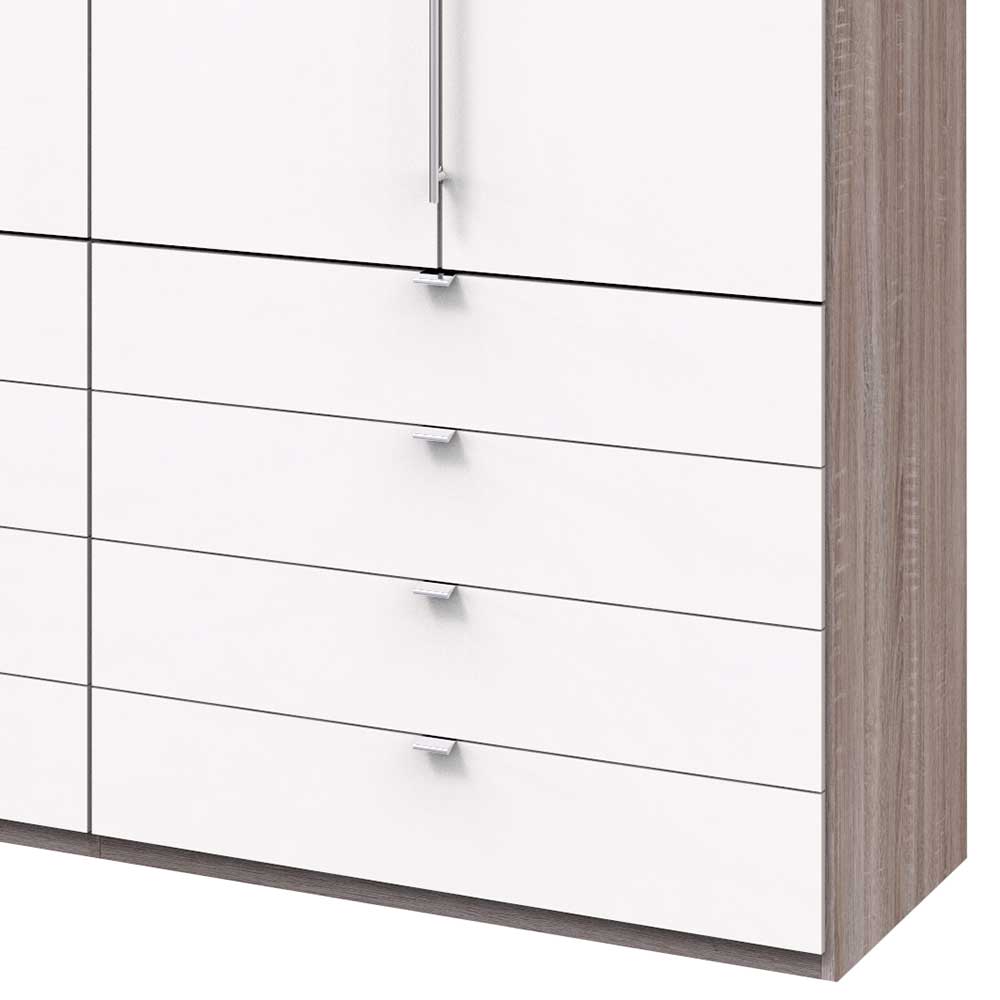 3-türiger Falttürenschrank mit 12 Schubladen - Tivierto