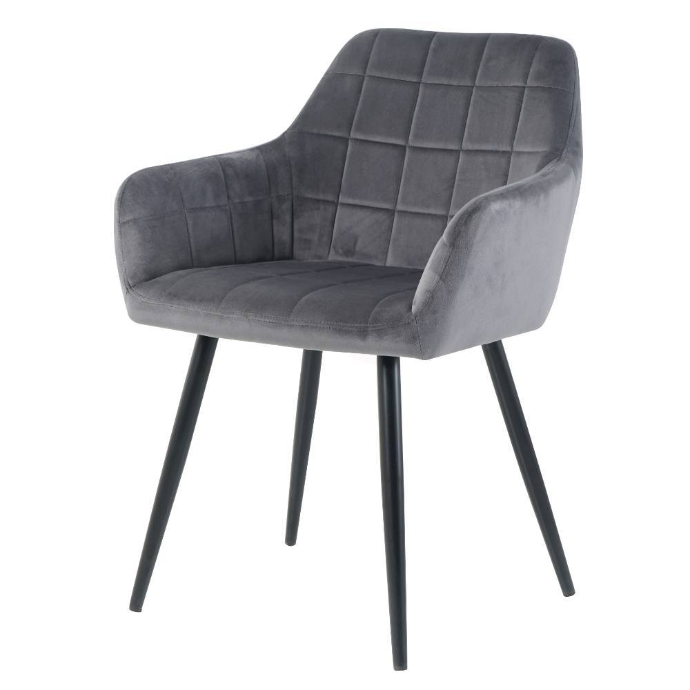 Esszimmer Tischsessel in Grau - Laxela (2er Set)