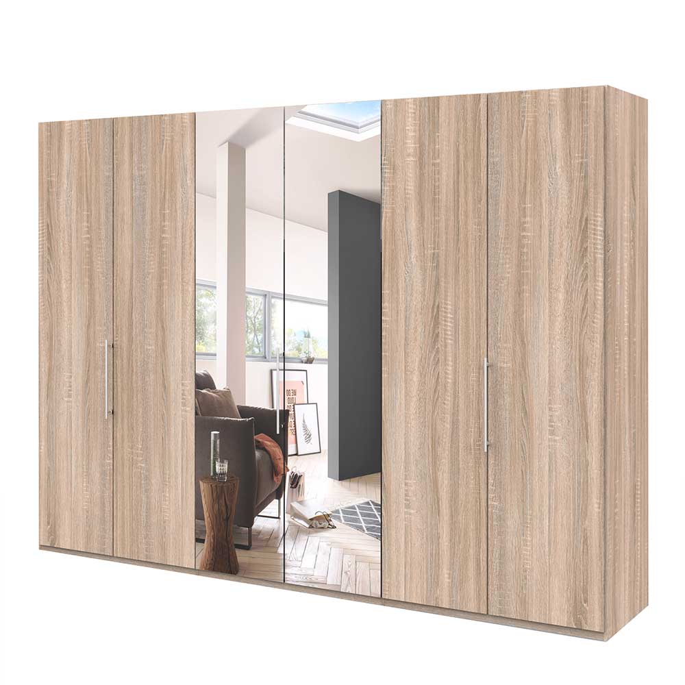 3-türiger Falttüren-Schlafzimmerschrank 300cm - Zayun