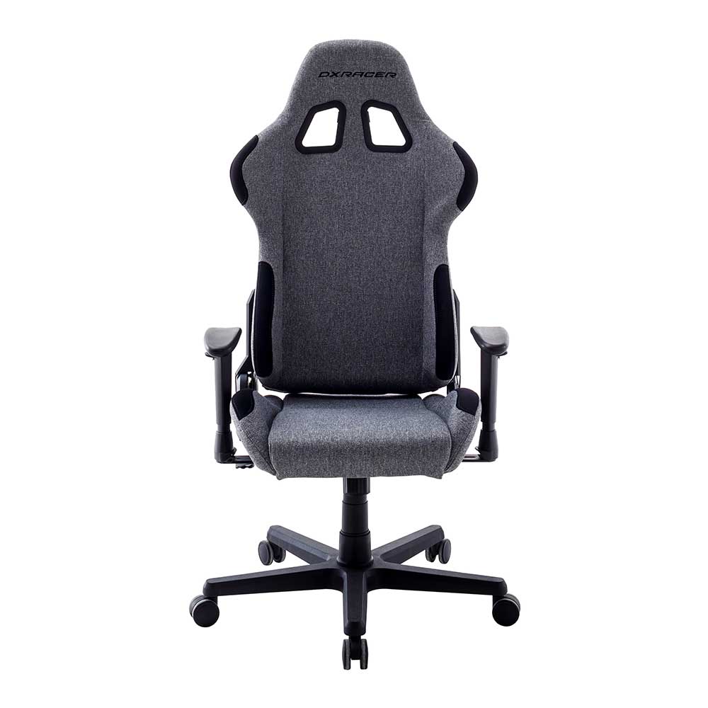 Grauer Gaming Computerstuhl mit Lendenwirbelstütze - Graland