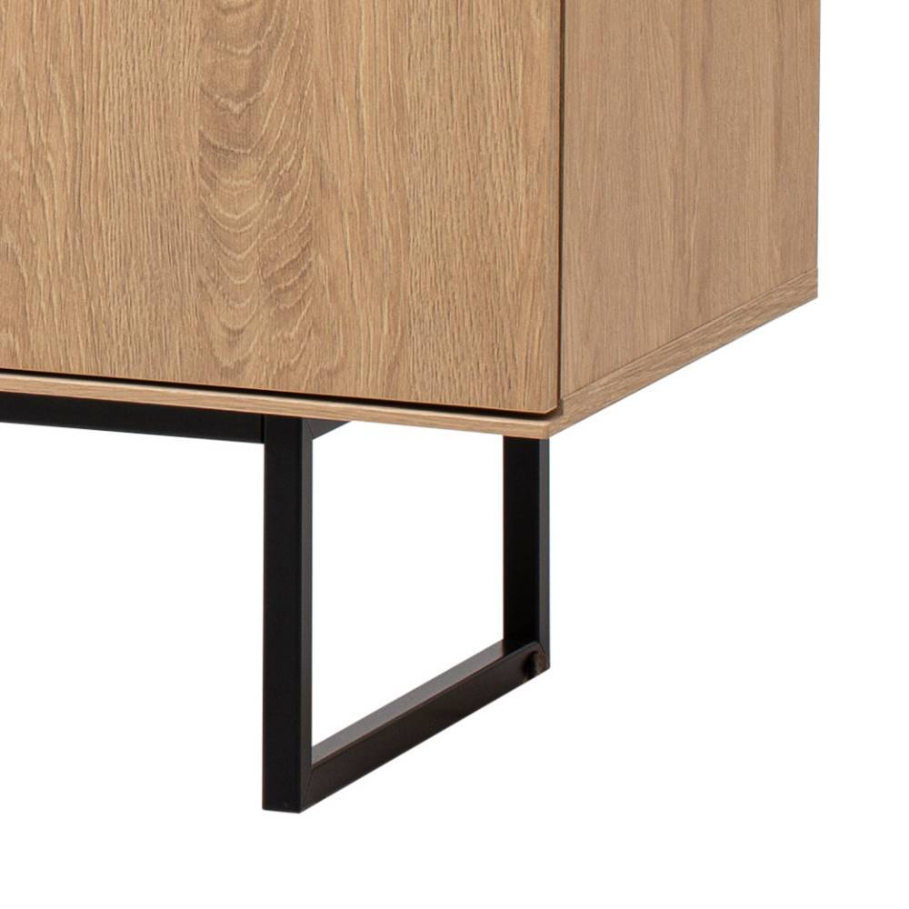 3-türiges Sideboard in Eiche Stone - Jaskin