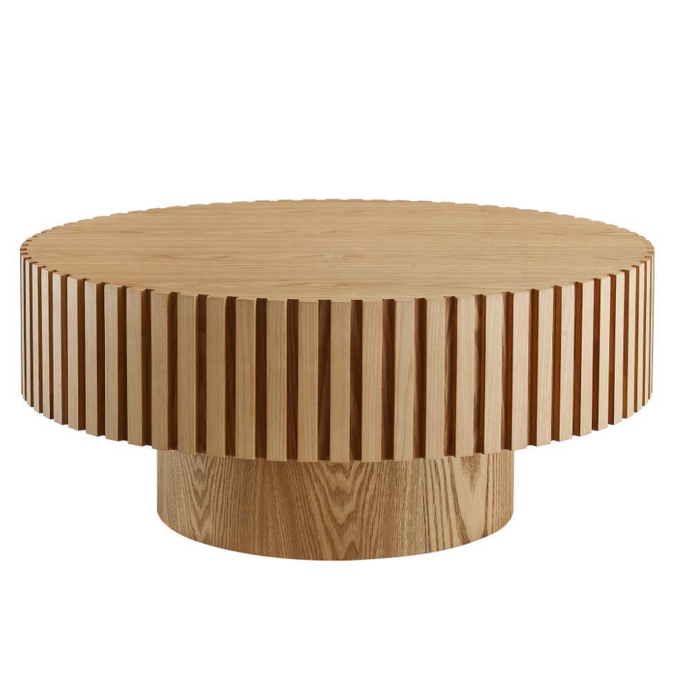Design Couchtisch in Esche Natur Furnier - Cino