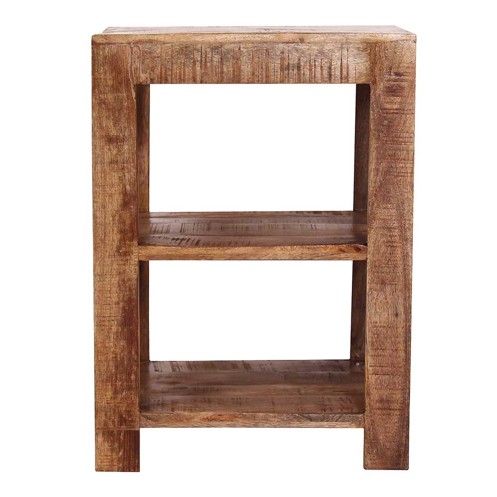 44x60x44 Holz Regal mit zwei Fächern - Olmedo