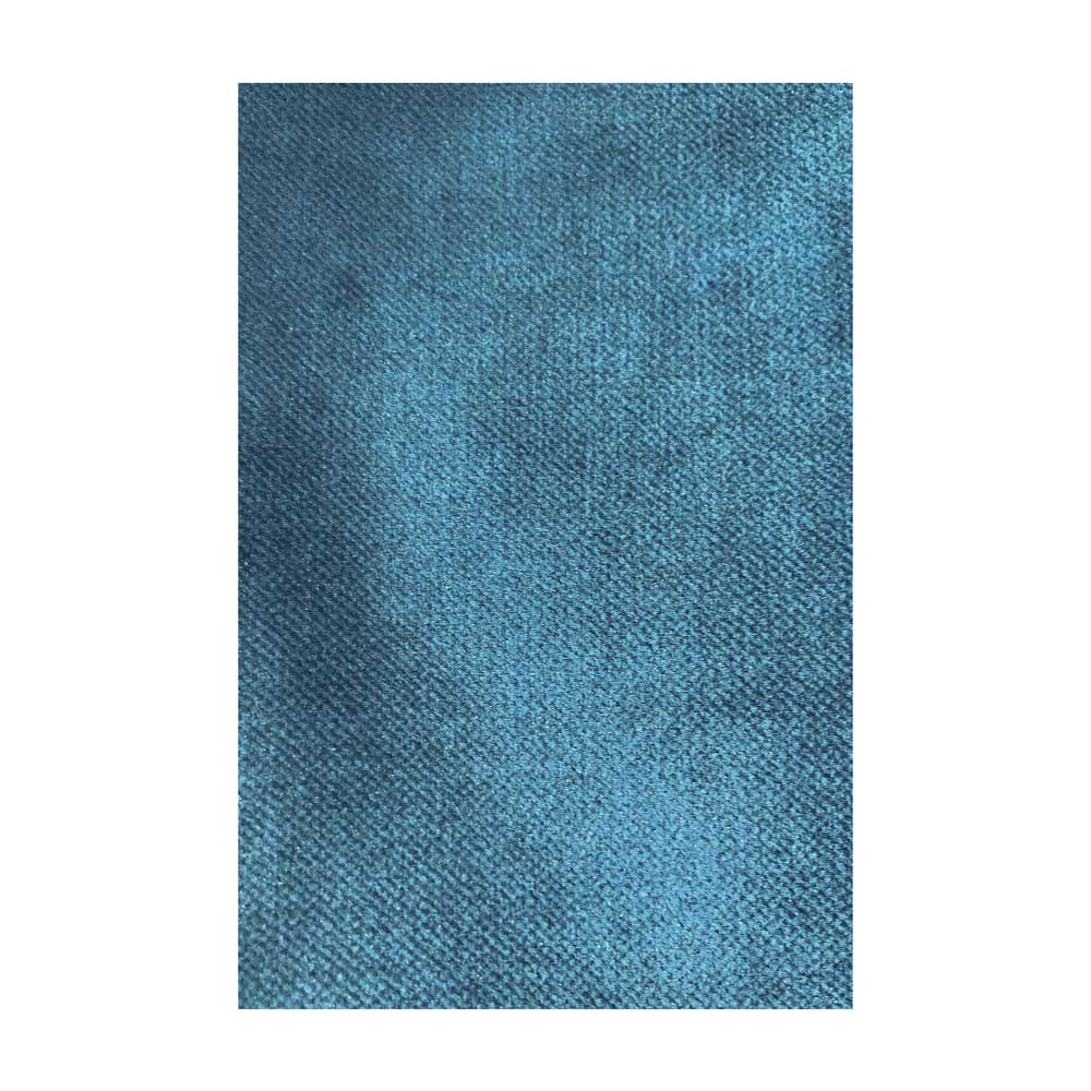 Blue Velvet Sofa 3-Sitzer Cumagon im Retrostil