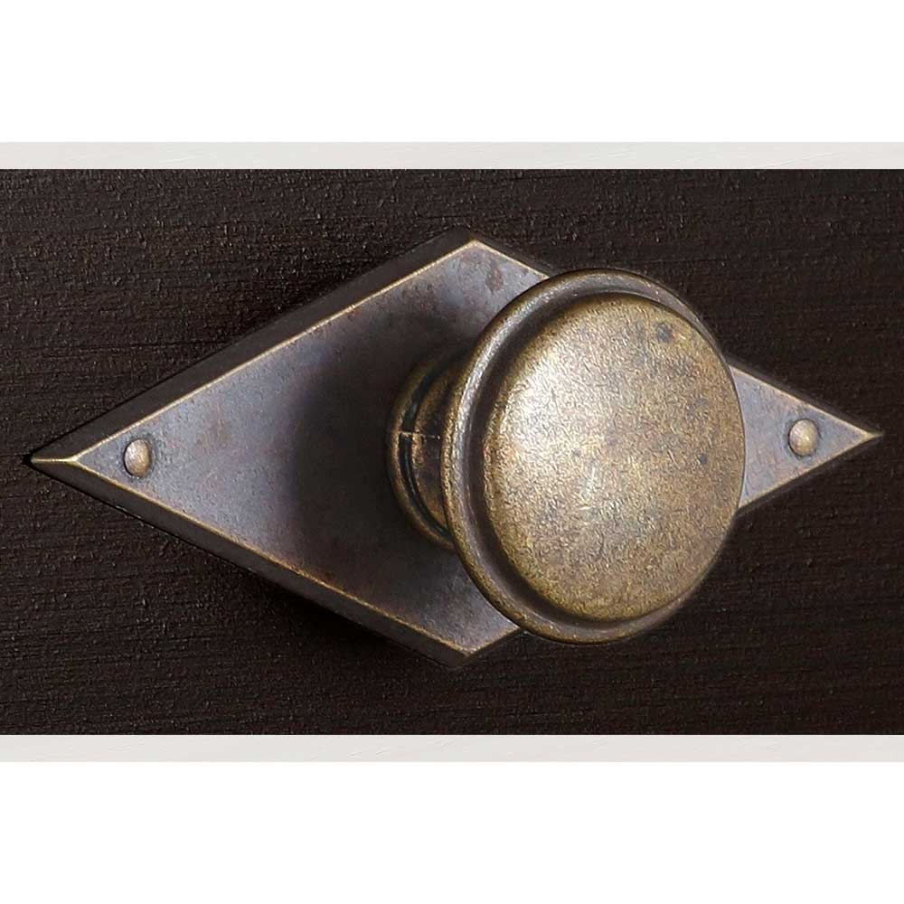 Kiefernholz Couchtisch in Wenge lackiert - Boju