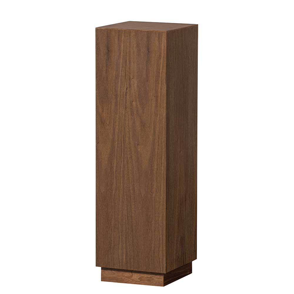 Blumensäule in Nussbaum Braun mit Furnier - Electra