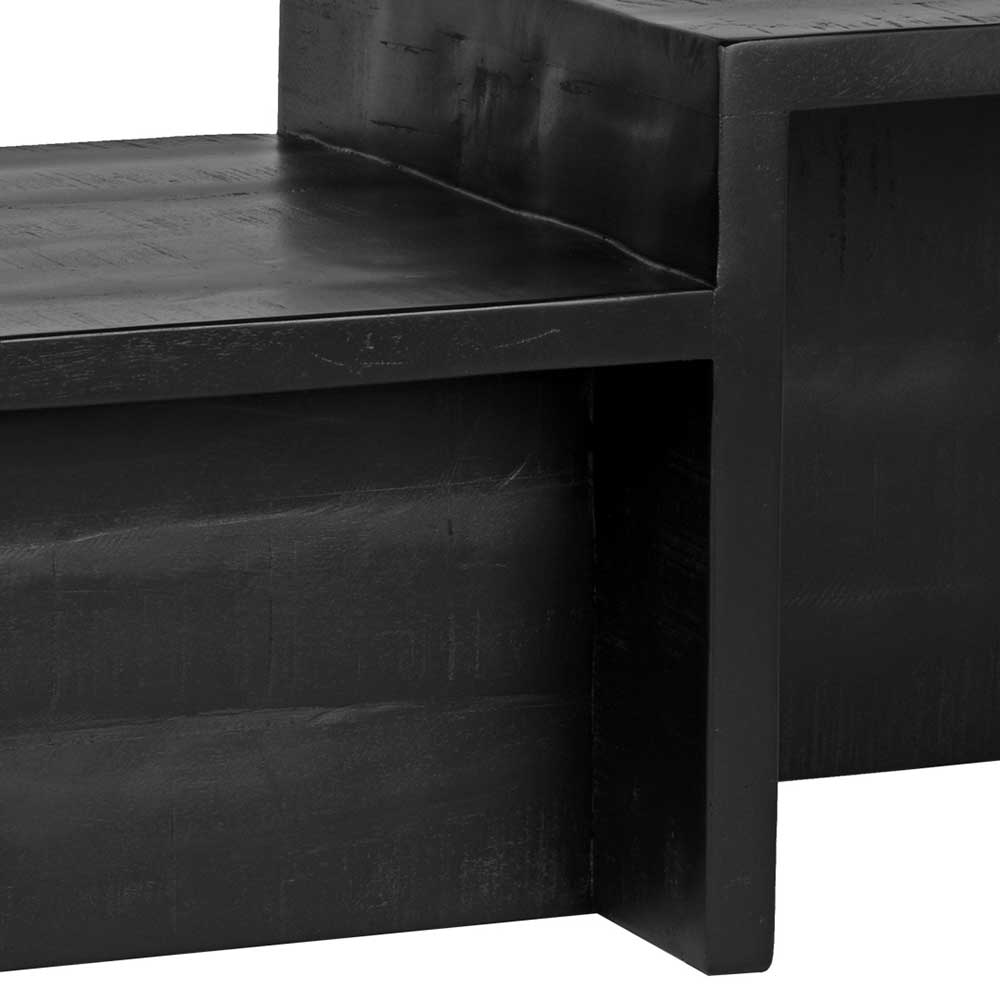 Handgearbeiteter Couchtisch aus Mangoholz - Ela