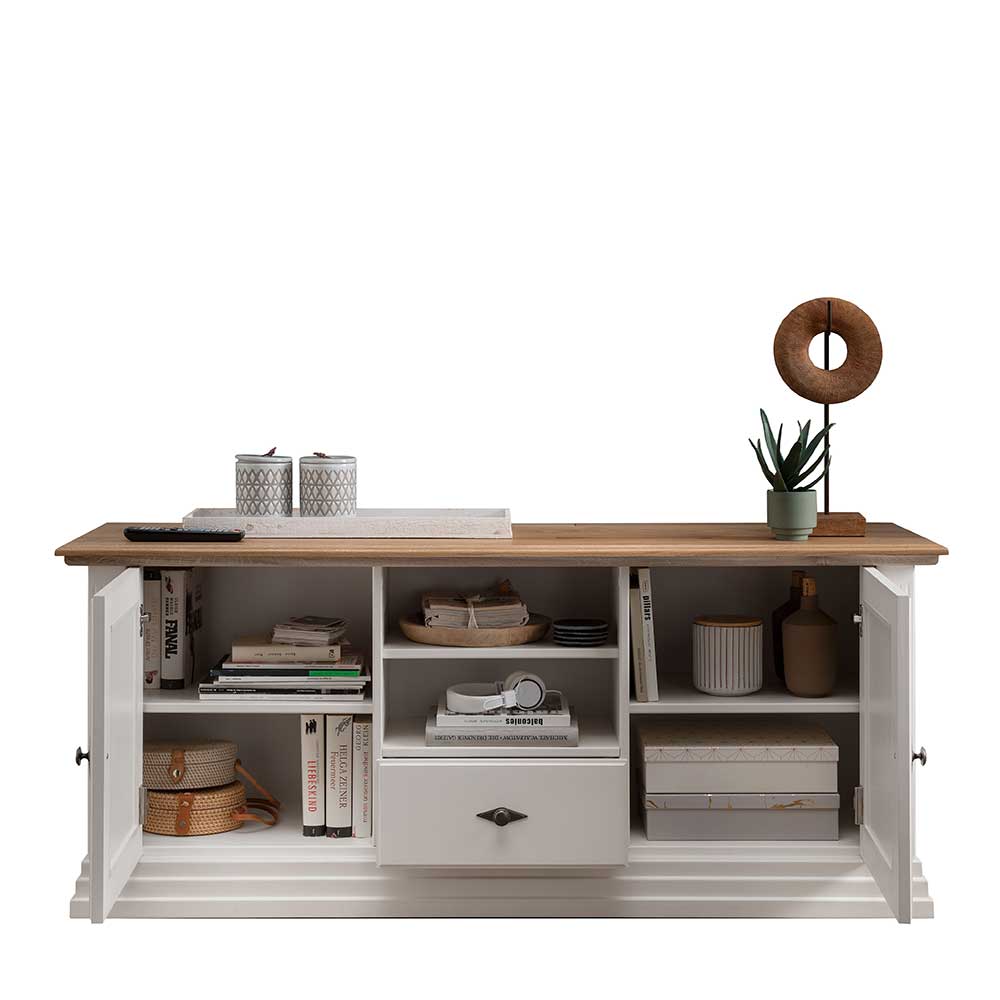 TV Lowboard im Landhaus Style 157x67x45 cm - Henry