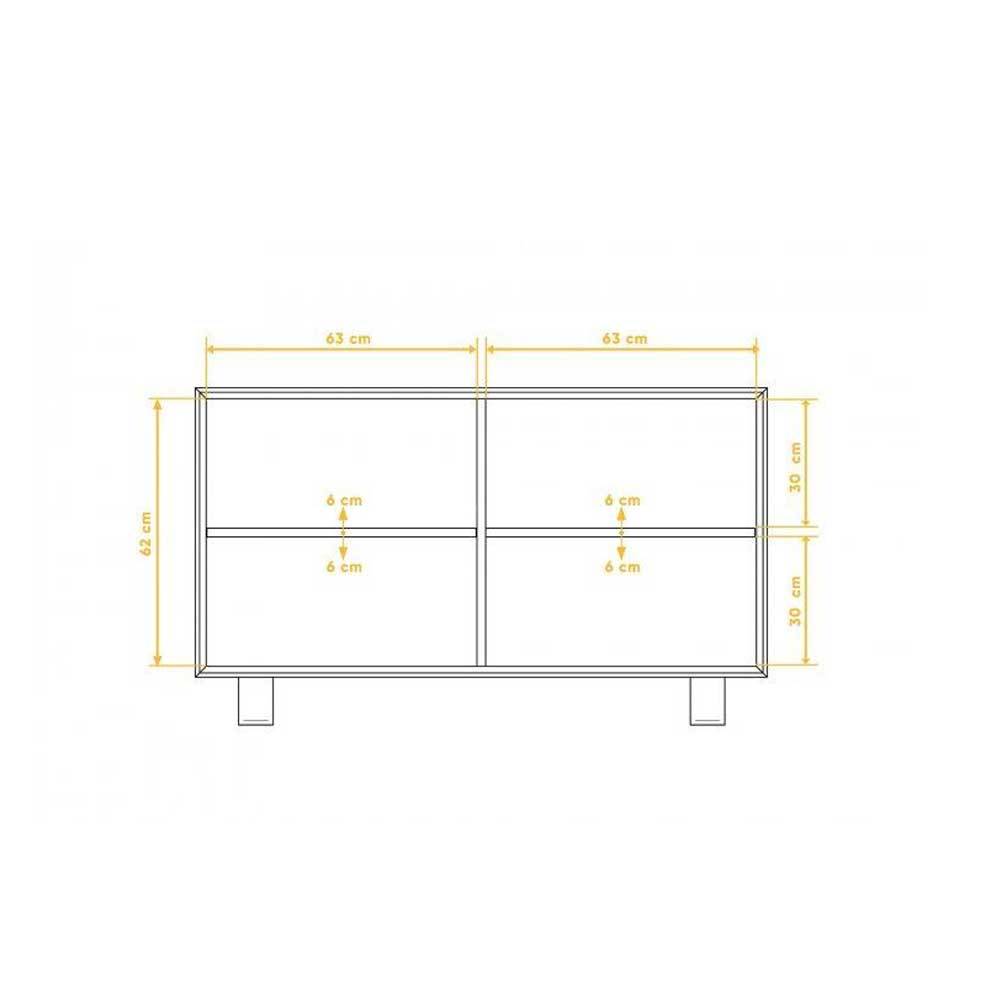 Massivholz Sideboard Manzey aus Wildeiche geölt