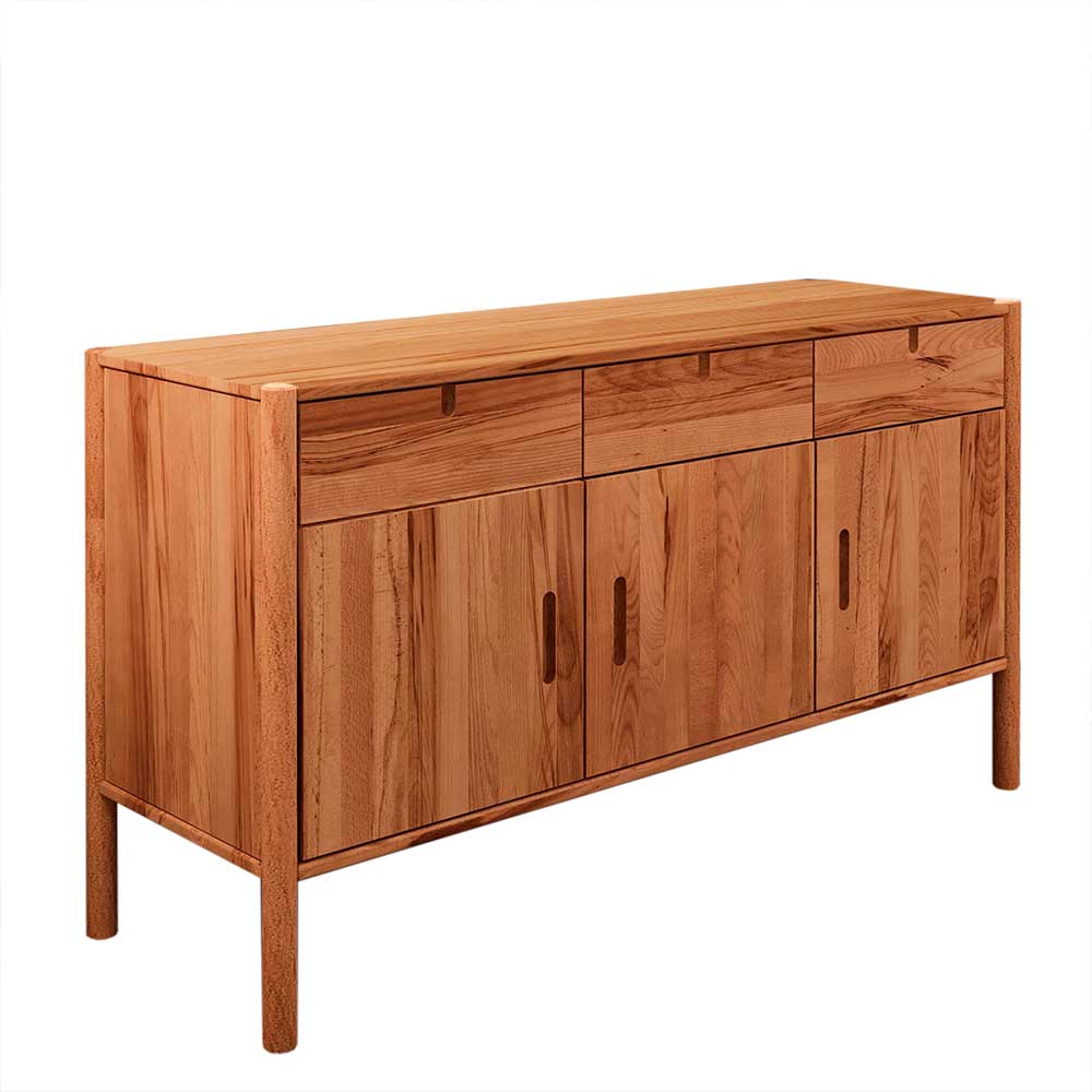 142x79x46 Anrichte mit drei Schubladen - Indrya