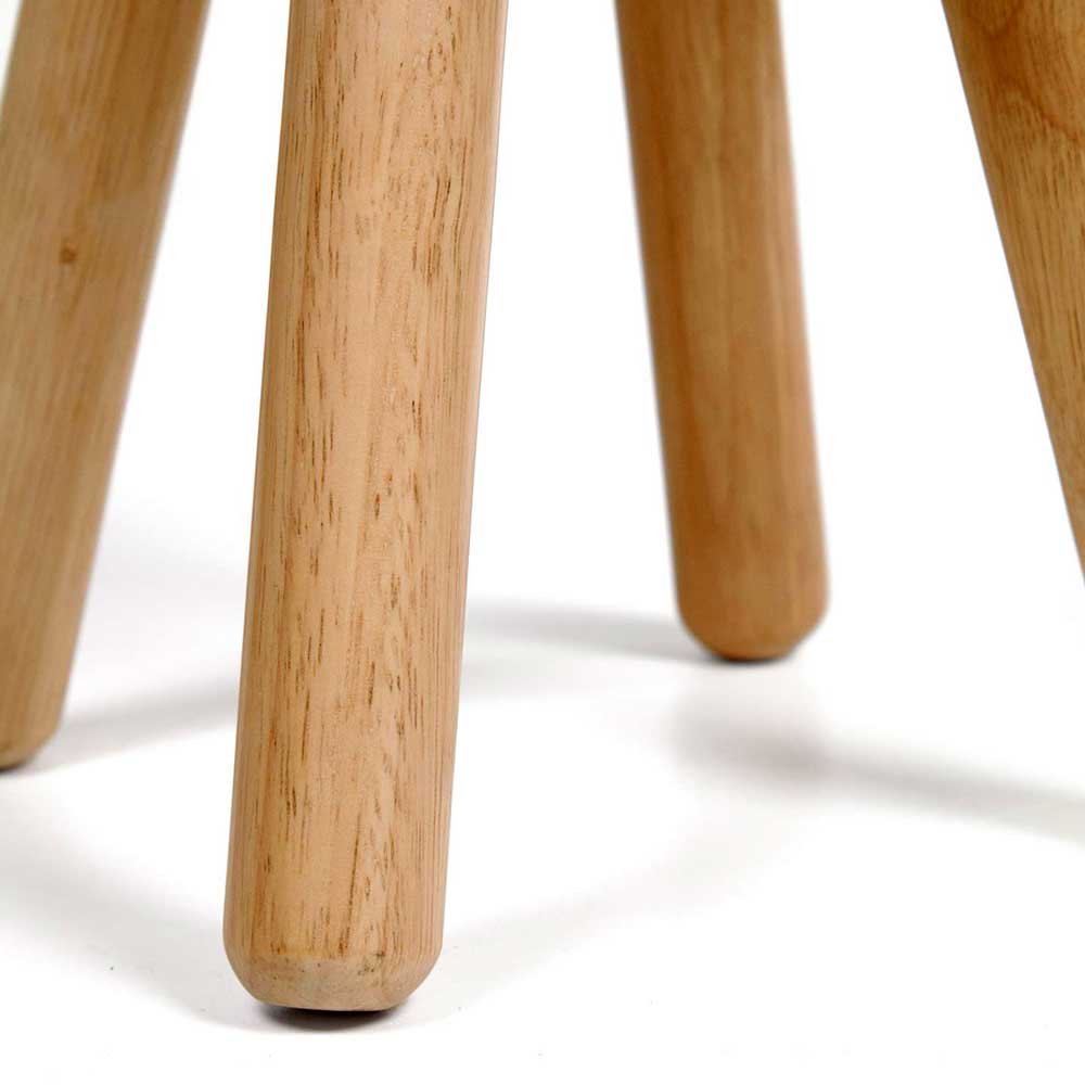 Kinderzimmer Holzhocker aus Gummibaum - Ivano