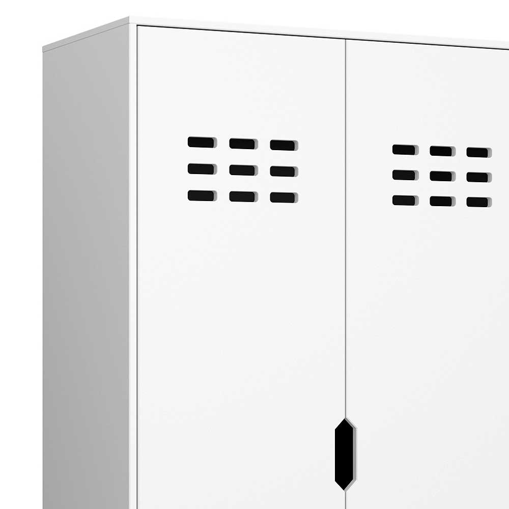 2-türiger Schlafzimmerschrank im Skandinavischen Stil - Naidlas