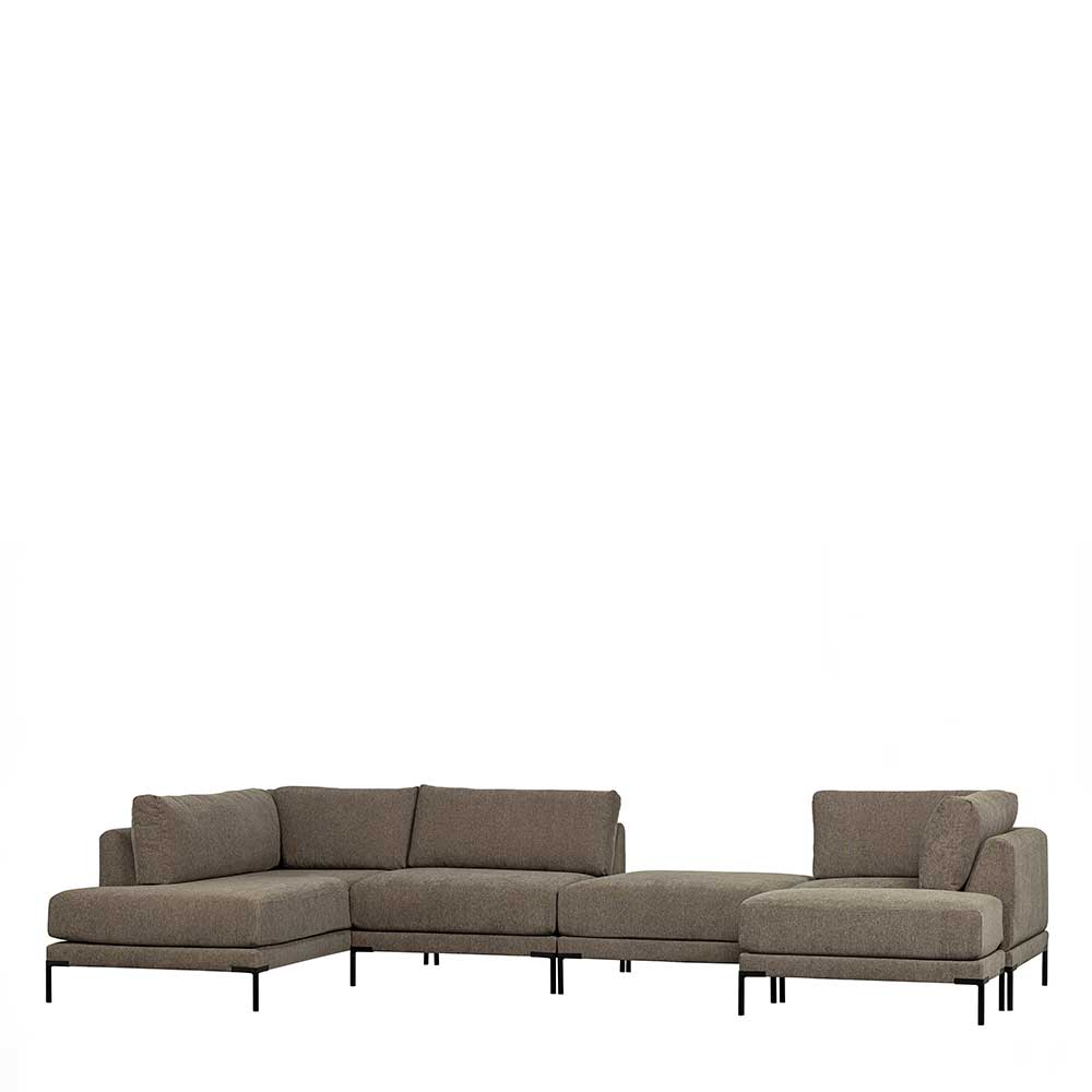 Sofamodul Lounge rechts in Taupe - Birte